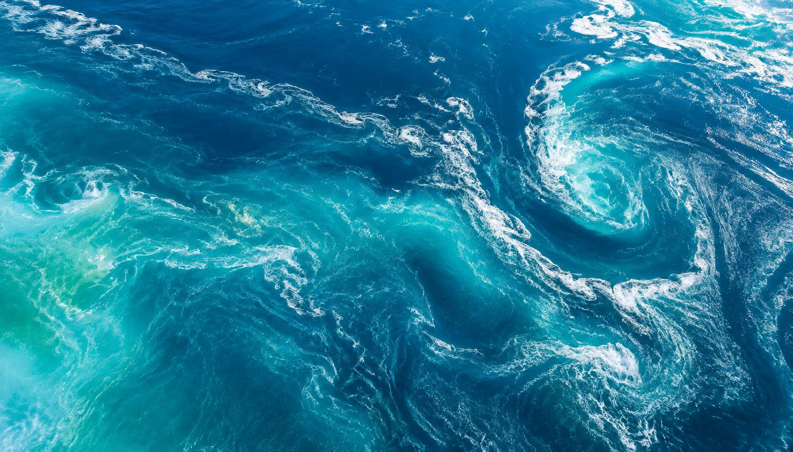 Ocean currents viewed as a field of visual data